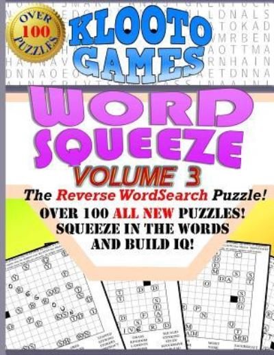 Cover for Klooto Games · KLOOTO Games WORD SQUEEZE (Paperback Book) (2018)