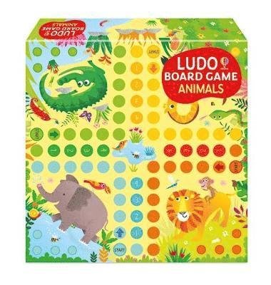 Ludo Board Game Animals - Game and Book - Kirsteen Robson - Brætspil - Usborne Publishing Ltd - 9781801310116 - 13. oktober 2022