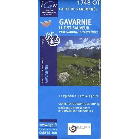 IGN TOP25: Gavarnie - Luz-Saint-Sauveur, Parc National des Pyrénées - Ign - Andet - IGN - 9782758510116 - 31. marts 2015
