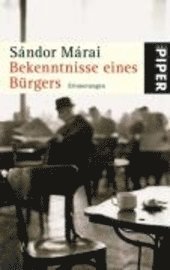 Cover for Sandor Marai · Piper.05311 Marai.Bekennt.e.Bürg. (Bok)
