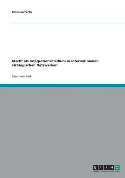 Cover for Funke · Macht als Integrationsmedium in i (Bok)