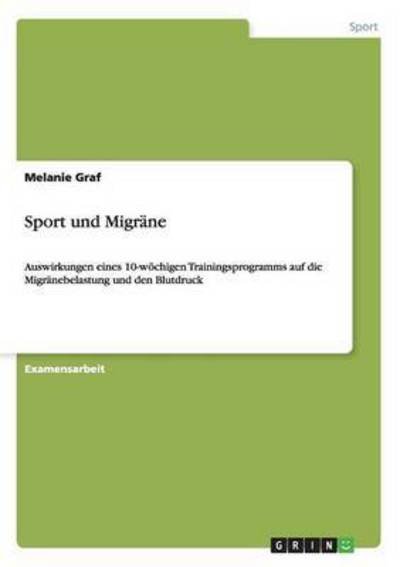 Cover for Graf · Sport und Migräne (Book) (2013)