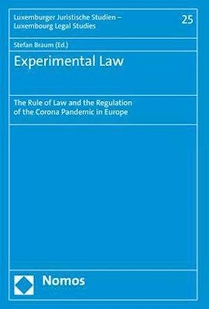 Cover for Stefan Braum · Experimental Law (Book) (2023)