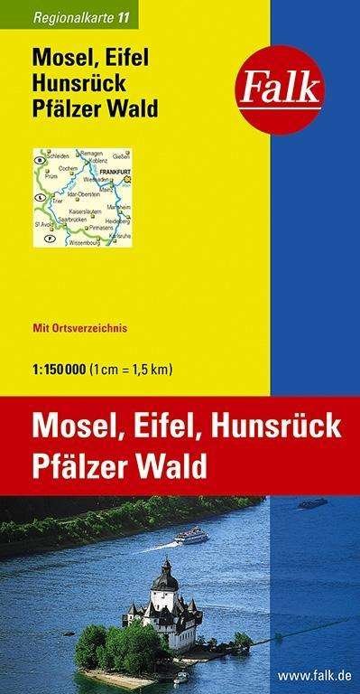 Cover for Mair-Dumont · Falkplan: Mosel, Eifel, Hunsrück, Pfälzer Wald (Hardcover Book) (2016)