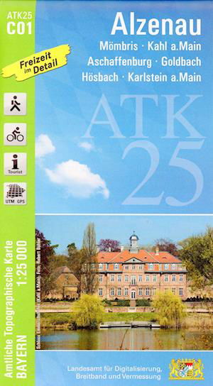 Cover for LDBV Bayern · Alzenau 1 : 25 000 (Landkart) (2021)