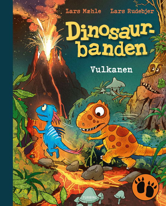 Cover for Lars Mæhle · Dinosaurbanden – Vulkanen (Gebundenes Buch) [1. Ausgabe] (2025)