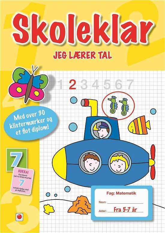 Cover for Skoleklar: Skoleklar: Jeg lærer tal (Sewn Spine Book) [2th edição] (2014)