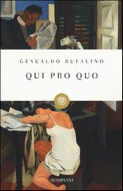 Cover for Gesualdo Bufalino · Qui pro quo (MERCH) (2016)