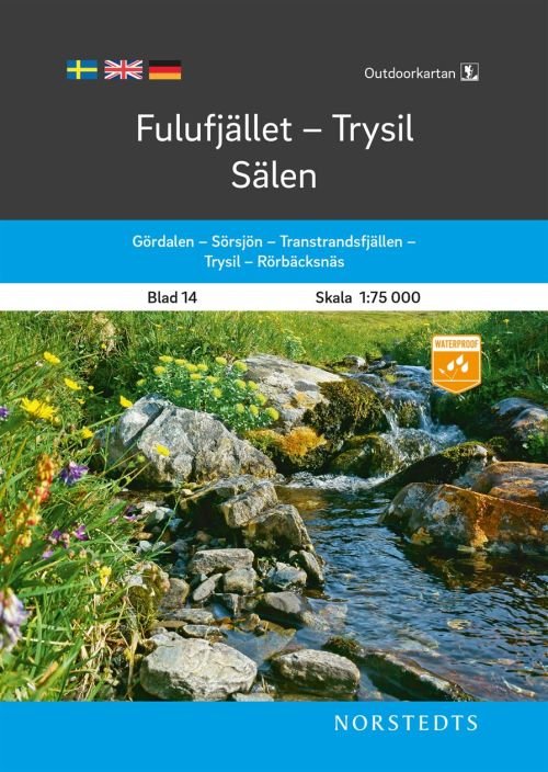 Cover for Norstedts · Outdoorkartan: Fulufjället - Trysil - Sälen (Hardcover Book) (2020)
