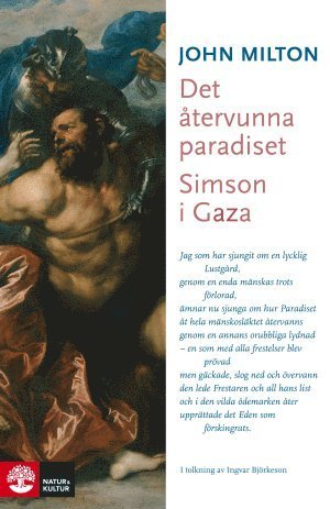 Cover for John Milton · Det återvunna paradiset / Simson i Gaza (Gebundesens Buch) (2013)