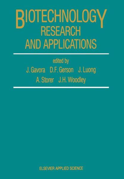 Biotechnology Research and Applications - J Gavora - Books - Springer - 9789401071116 - September 26, 2011