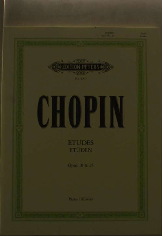 Etüden op.10,25 u.a.,Kl.EP1907 - Chopin - Bücher - FABER MUSIC - 9790577080116 - 