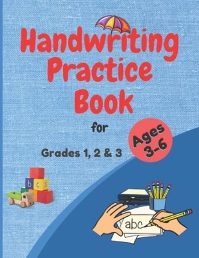 Cover for Zuhra Naveed · Handwriting writing paper with lines for ABC kids: Handwriting practice paper for kids beginners: Handwriting practice paper with dotted lines. (Taschenbuch) (2021)