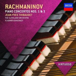 Cover for Thibaudet / Ashkenazy / Cleveland Orch · Virtuoso: Rachmaninov: Piano Concertos 1 &amp; 3 (CD) (2012)