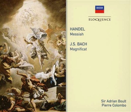 Cover for Handel / Bach / Boult,adrian / Colombo,pierre · Handel: Messiah / Bach: Magnificat (CD) (2019)