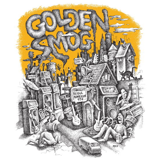 Cover for Golden Smog · On Golden Smog (LP) [Reissue, Limited edition] (2022)