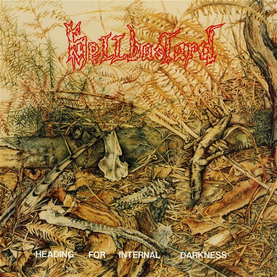 Cover for Hellbastard · Heading For Internal Darkness (Red Vinyl) (LP) (2023)
