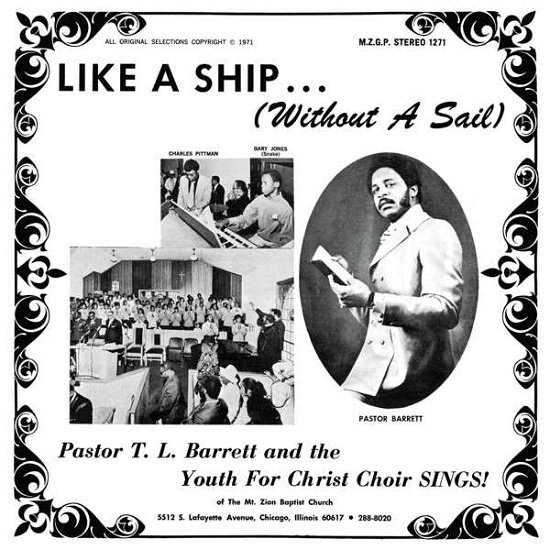 Cover for Pastor T.l. Barrett and the Youth for Christ Choir · Like a Ship (Without a Sail) (LP) [Limited edition] (2017)
