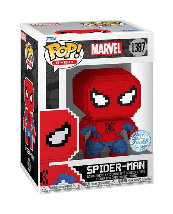 Marvel POP! 8-Bit Vinyl Figur Spider-Man 9 cm (Leksaker) (2024)