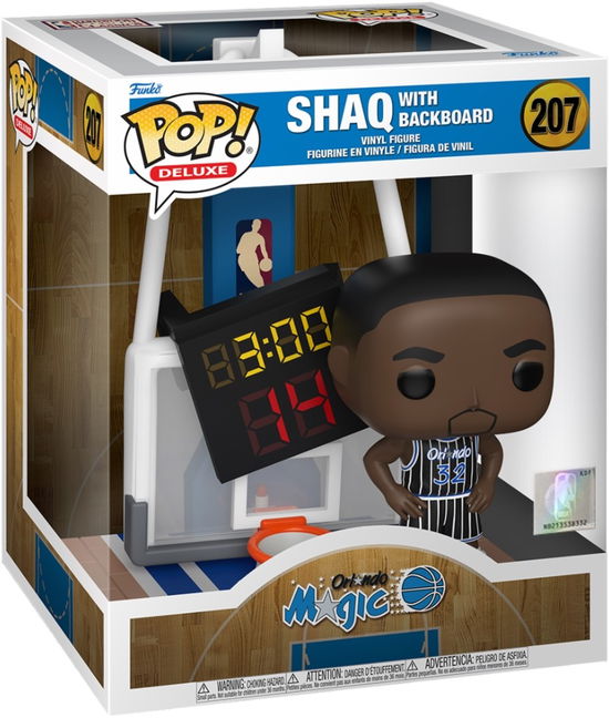 Pop Deluxe Nba Magic Shaq with Backboard - Pop Deluxe Nba Magic - Produtos - FUNKO - 0889698863117 - 3 de junho de 2025