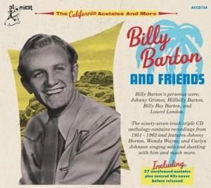 Cover for Barton,billy / Various Artists · Billy Barton and Friends (CD) (2024)