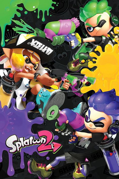 Cover for Splatoon 2 · Splatoon 2: 3 Way Battle A (Poster 61X91,5 Cm) (MERCH)