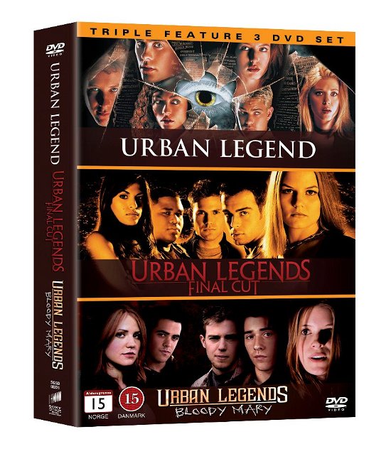 Cover for Triplepack · Urban Legend / Urban Legends: Final Cut / Urban Legends: Bloody Mary (DVD) (2010)