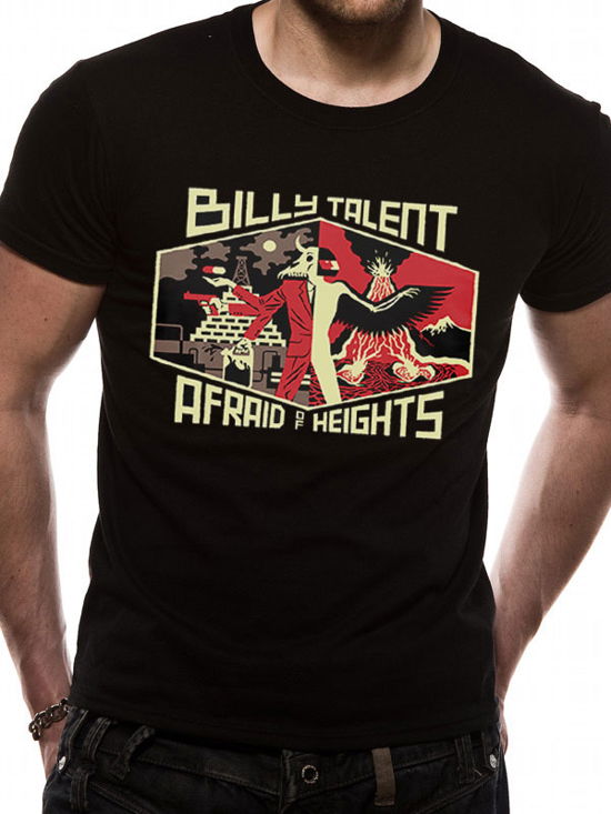 Cover for Billy Talent · Afraid of Heights (T-shirt,schwarz,größe M) (MERCH) (2017)