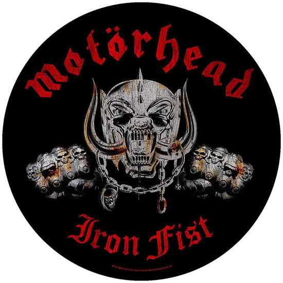 Motorhead Back Patch: Iron Fist 2010 - Motörhead - Koopwaar - PHD - 5055339733117 - 19 augustus 2019