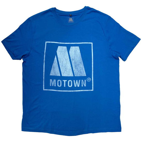 Cover for Motown Records · Motown Records Unisex T-Shirt: Vintage Logo (Blue) (T-shirt) [size XS] (2024)