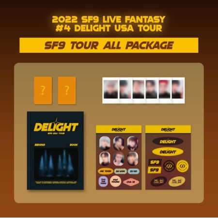 2022 SF9 Live Fantasy #4 Delight USA Tour - Sf9 - Produtos - FNC ENT. - 8809863502117 - 25 de março de 2023