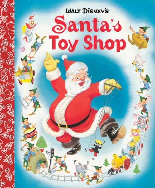 Cover for Golden Books · Santa's Toy Shop Little Golden Board Book (Disney Classic) (Bok) (2020)