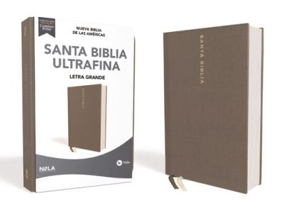 Cover for Vida Vida · NBLA Santa Biblia Ultrafina, Letra Grande, Tamano Manual, Tapa Dura / Tela, Gris, Edicion Letra Roja (Hardcover Book) (2021)