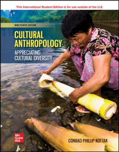 Cover for Conrad Kottak · Cultural Anthropology ISE (Paperback Book) (2021)