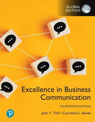 Cover for John Thill · Excellence in Business Communication, Global Edition (Paperback Book) (2023)
