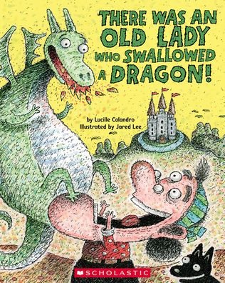 Cover for Lucille Colandro · There Was an Old Lady Who Swallowed a Dragon! (Paperback Bog) (2023)