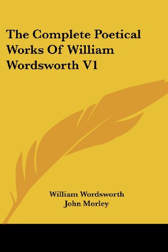 Cover for William Wordsworth · The Complete Poetical Works of William Wordsworth V1 (Taschenbuch) (2006)