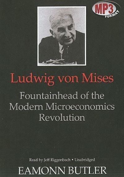 Cover for Eamonn Butler · Ludwig Von Mises (CD) (2010)