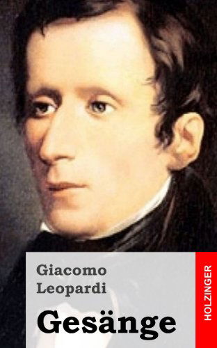 Cover for Giacomo Leopardi · Gesänge (Taschenbuch) [German edition] (2013)