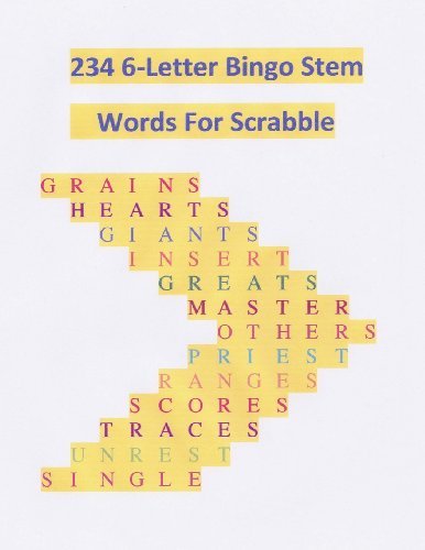 Cover for Bob &amp; Espy Navarro · 234 6-letter Bingo Stem Words (Paperback Book) (2013)