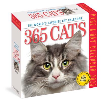 365 Cats Page-A-Day Calendar 2023 - Workman Calendars - Gadżety - Workman Publishing - 9781523516117 - 18 października 2022