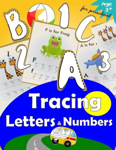 Cover for Letter Tracing Workbook Designer · Tracing Letters and Numbers for Preschool (Paperback Bog) (2017)