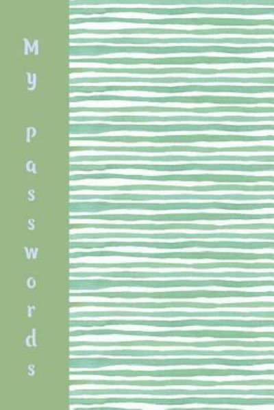 Cover for B G Jenkins · My Passwords (Paperback Book) (2018)