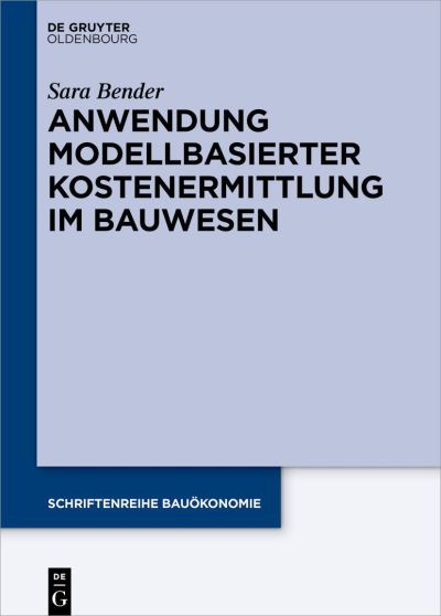 Cover for Sara Bender · Prozessgestaltung Kostenermittlung Mit BIM (Book) (2022)