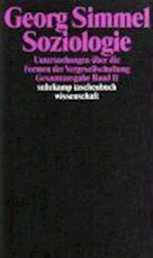 Cover for Georg Simmel · Suhrk.TB.Wi.0811 Simmel.Soziologie (Book)