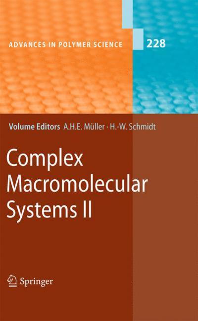 Cover for Axel H E Muller · Complex Macromolecular Systems II - Advances in Polymer Science (Hardcover Book) (2010)