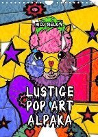Cover for Nico Bielow · Lustige Pop Art Alpaka (Wandkalender 2022 DIN A4 hoch) (Kalender) (2021)