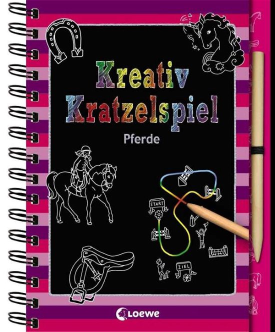 Cover for Kreativ-Kratzelspiel · Kreativ-Kratzelspiel: Pferde (Leketøy) (2015)