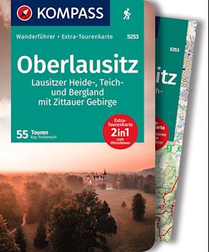 Cover for Kay Tschersich · KOMPASS Wanderführer Oberlausitz, Lausitzer Heide-, Teich- und Bergland, mit Zittauer Gebirge, 55 Touren mit Extra-Tourenkarte (Book) (2022)