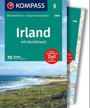 Cover for Robert Schwänz · KOMPASS Wanderführer Irland mit Nordirland, 70 Touren mit Extra-Tourenkarte (Book) (2024)